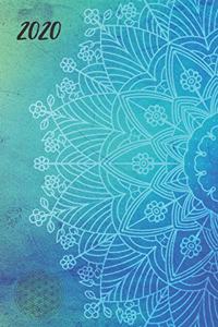 2020 Termin-Kalender Mandala Lebensblume DIN A5