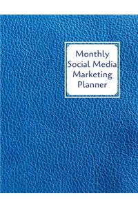 Monthly Social Media Marketing Planner