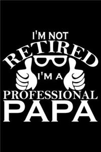 I'm Not Retired I'm A Professional Papa