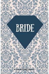 Bride Small Size Blank Journal-Wedding Planner&To-Do List-5.5