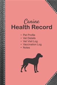 Canine health record