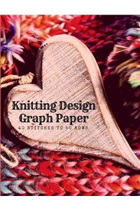 Knitting Design Graph Paper 40 Stitches to 50 Rows