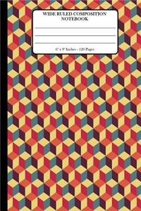 Wide Ruled Composition Notebook 6