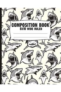 Composition book - 8x10 wide ruled