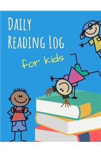 Daily Reading Log for Kids