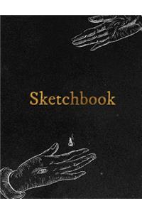Sketchbook: Personalized Artist Sketchbook, Notebook: Blank Paper for Drawing, Creative Doodling or Sketching