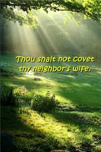 2019 Weekly Planner Religious Theme Ninth Commandment Traditional Wording