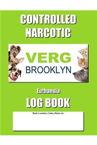 Controlled Narcotic Log Book