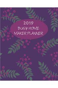 2019 Busy Home Maker Planner