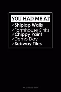 You Had Me at Shiplap Walls, Farmhouse Sinks, Chippy Paint, Demo Day, Subway Tiles