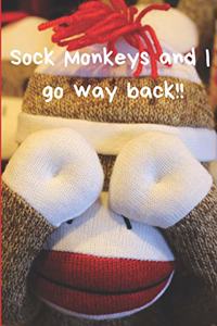 Sock Monkeys Blank Lined Journal