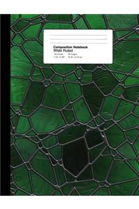 Composition Notebook Wide Ruled 7.44 X 9.69 Inches 100 Sheets / 200 Pages