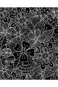 Bullet Journal Notebook Flower Pattern 1