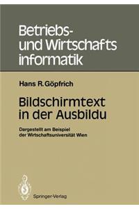 Bildschirmtext in Der Ausbildung
