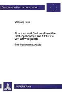 Chancen Und Risiken Alternativer Haftungsansaetze Zur Allokation Von Umweltguetern
