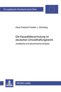 Kausalitaetsvermutung im deutschen Umwelthaftungsrecht