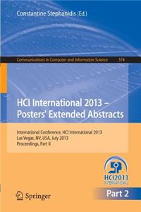 HCI International 2013 - Posters' Extended Abstracts
