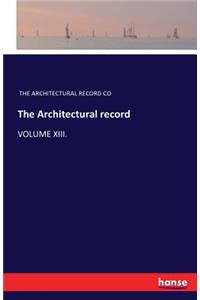 The Architectural record