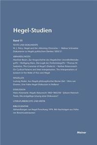 Hegel-Studien / Hegel-Studien Band 11 (1976)