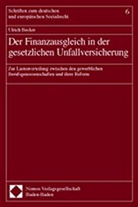 Der Finanzausgleich in Der Gesetzlichen Unfallversicherung