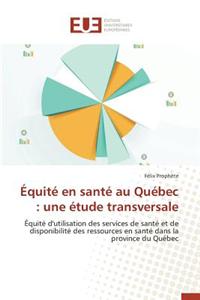 Équité En Santé Au Québec