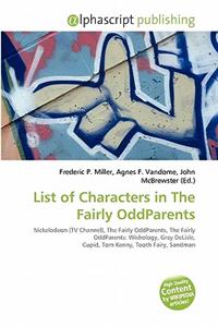 List of Characters in the Fairly Oddparents