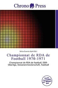 Championnat de RDA de Football 1970-1971