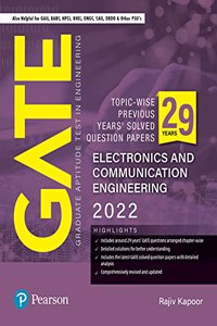 GATE Topic-wise Previous Years' Solved Question Papers Electronics and Communication Engineering 2022 | By Pearson