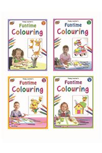 Funtime colouring books (4 titles)