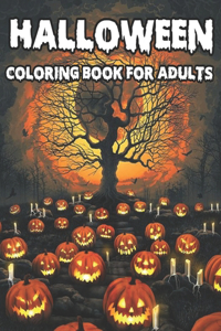 Halloween Coloring Book For Adult