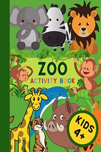 ZOO Activity Book Kids 4+