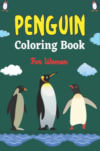 PENGUIN Coloring Book For Women