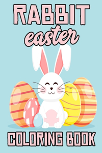 Rabbit Easter Coloring Book