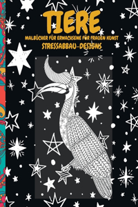 Malbücher für Erwachsene für Frauen Kunst - Stressabbau-Designs - Tiere