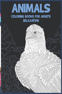 Coloring Books for Adults Relaxation - 100 Animals
