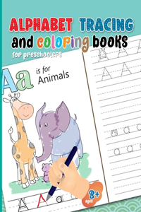 Alphabet Tracing and Coloring Books for Preschoolers