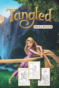 Disney tangled malbuch