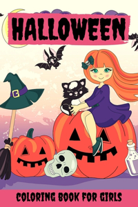 Halloween Coloring Book for Girls