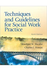 Techniques and Guidelines for Social Work Practice
