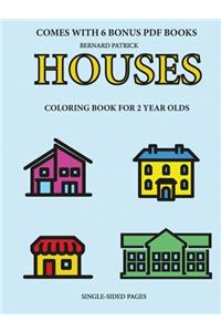 Coloring Books for 2 Year Olds (Houses)