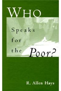 Who Speaks for the Poor?