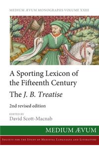 Sporting Lexicon of the Fifteenth Century