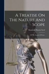 Treatise On The Nature And Scope