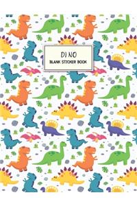 Dino Blank Sticker Book