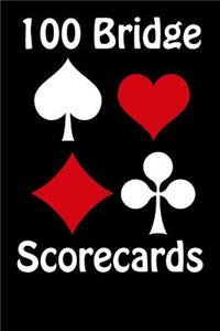 100 Bridge Scorecards