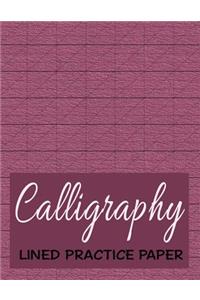 Calligraphy Lined Practice Paper