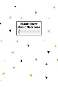 Blank Sheet Music Notebook