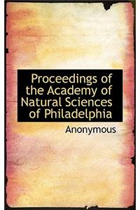 Proceedings of the Academy of Natural Sciences of Philadelphia