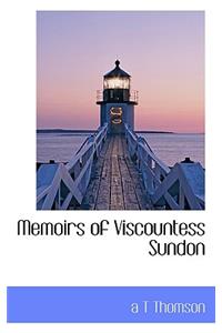 Memoirs of Viscountess Sundon