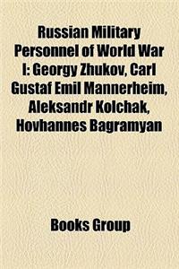 Russian Military Personnel of World War I